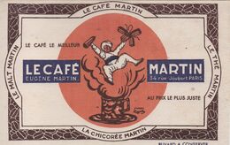 Buvard Publicitaire Ancien/Café MARTIN/Le Café Le Meilleur Au Prix Le Plus Juste/Rue Joubert/PARIS/Vers 1950-60   BUV491 - Café & Thé