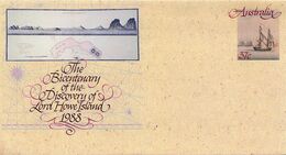 AUSTRALIA - Intero Postale - BICENTENARY DISCOVERY OF LORD HOWE ISLAND - Eilanden
