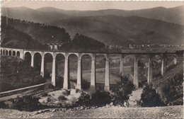 Chamborigaud : Le Viaduc Du Chemin De Fer (Voyagé 1958?) - Chamborigaud