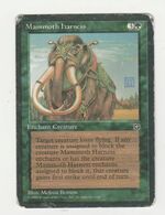 Magic The Gathering Mammoth Harness 1995 Deckmaster - Cartes Vertes