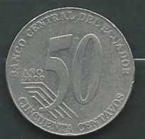 Ecuador 50 Centavos   Année 2000   - Pieb 23701 - Ecuador