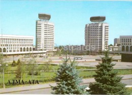 Almaty - Alma Ata - Dwelling Houses And Projecting Institutes At Brezhnev Square - 1987 - Kazakhstan USSR - Unused - Kazachstan