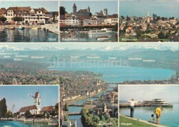 Stafa - Rapperswil - Wadenswil - Meilen - Horgen - Zurich - Multiview - 923 - 1977 - Switzerland - Used - Horgen