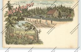 0-6303 BAD ELGERSBURG, Lithographie, Gruß Vom Mönchhof - Elgersburg