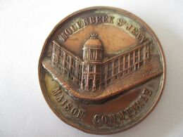 Molenbeek St Jean - Maison Communale - Orphelinat - Cortège - 24 Juin 1888 - Médaille - Fichas De Municipios