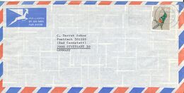 South Africa RSA Air Mail Cover Sent  To Germany 29-6-1976 Single Franked BIRD - Luftpost