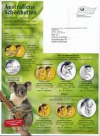 BRD / Bund Bonn Pressepost FRW 2020 Deutsche Post AG Australien Koala Emu Keilschwanzadler - Storia Postale