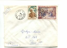 FOUJITA - DAHOMEY - Affranchissement 30F + 15f Sur Lettre - Other & Unclassified