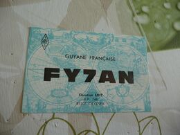 Carte Radio Amteur QSL Guyane FY7AN - Amateurfunk