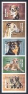 Svezia Sweden [2020] Cani Dogs; Half Booklet With 5 Self-adhesive Stamps (MNH) - As Scan - Chiens