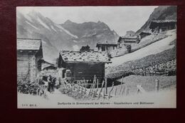 DORFPARTIE IN GIMMELWALD BEI MÜRREN - GSPALTENHORN UND BÜTTLASSEN - Wald