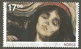 Norway: 1 Used Stamp From A Set, Painting - 150 Years' Birthday Of E.Much, 2013, Mi#1806 - Used Stamps