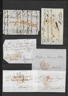 PREPHILATELIE - 9 DEVANTS De LETTRE (FRONT Of COVER / VORDERSEITE) - 2 SCANS - ...-1850 Voorfilatelie