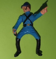 Lot 1 Figurine Soldat Jouet STARLUX Non écrit - Plastique - Cavalier Confédéré - état D'usage : Fusil Cassé - Année 1960 - Starlux