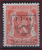 Nr. 512 MNH ** Met Curiositeit " Verschoven Opdruk " ;  Staat Zie Scan ! Inzet Aan 5 € ! - Typo Precancels 1936-51 (Small Seal Of The State)