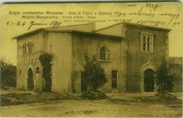 ROMA - GRUPPO CARATTERISTICO ABRUZZESE - CASE DI POPOLI E SULMONA - MOSTRA ETNOGRAFICA 1911 (5086) - Tentoonstellingen