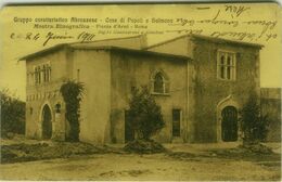 ROMA - GRUPPO CARATTERISTICO ABRUZZESE - CASE DI POPOLI E SULMONA - MOSTRA ETNOGRAFICA 1911 (5086) - Expositions