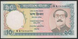 Bangladesh 10 Taka 1996 P32 Sign 2 UNC - Bangladesh