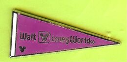Pin's Disney World Fanion Mauve - 6A19 - Disney