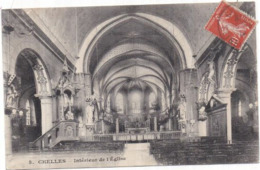 Dépt 77 - CHELLES - Intérieur De L'Église - Postée En 1914 - Chelles