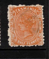 TASMANIA 1891 1/2d Brown-orange QV SG 170 HM #BJG08 - Ungebraucht