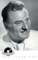 Portrait De Rudi Schuricke, Chanteur Allemand Années 1950 - Photo Disques Polydor (avec Discographie) - Personalità