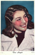 Portrait De Pier Angeli, Actrice Italienne De Cinéma - Photo M.G.M. N° K 22 - Personalidades Famosas