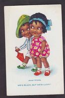 CPA Négritude Petits Noirs Black Enfants Circulé - Humorous Cards