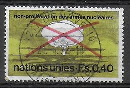 O.N.U. - GENEVE - NO PROLIFERAZIONE NUCLEARE FS 0,40 - USATO - (YVERT 23- MICHEL 23) - Used Stamps