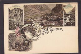 CPA Suisse Helvétia Schweiz Svizzera Non Circulé Litho Gruss Canton D' Uri Göschenen - Göschenen