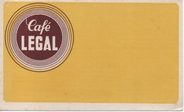 Buvard Publicitaire Ancien/ Café/ Café LEGAL/vers 1950-60  BUV506 - Café & Té