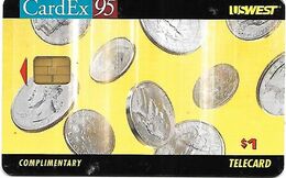 @+ USA - Carte à Puce USWEST - Cardex '95 - Ref : USA-USW-23 - [2] Tarjetas Con Chip