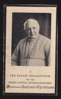 MONSEIGNEUR BENJAMIN CHRISTIAENS   TIELT  1844  - GENT 1931 -   2 SCANS - Fiançailles