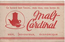 Buvard Publicitaire Ancien/ Malt/CARDINAL/ Sain Savoureux Economique /vers 1950-60  BUV509 - Koffie En Thee