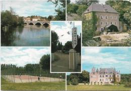 D86 - LA TRIMOUILLE -LE PONT/LE TENNIS/LE CAMPING/LE CHÂTEAU DE REGNIER/LE MOULIN-CPM Multivues (5 Vues) Grand Format - La Trimouille