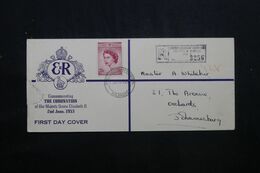 RHODÉSIE DU SUD - Enveloppe FDC En 1953  - Reine Elisabeth - L 70809 - Southern Rhodesia (...-1964)