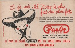 Buvard Publicitaire Ancien /Pain De Santé/ PANOR Malté / Si Je Suis Tel ZORRO Le Plus ..../vers 1950-60  BUV515 - Pan Di Zenzero
