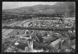 Cpsm 7321167 La Motte Servolex Vue Aérienne L'église Le Pensionnat , Au Fond Le Granier - La Motte Servolex