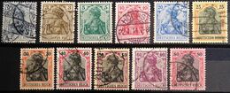 ALLEMAGNE EMPIRE                      N° 81/91                  OBLITERE - Used Stamps