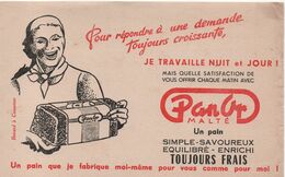 Buvard Publicitaire Ancien/Pain/PANOR Malté /Je Travaille Nuit Et Jour/Un Pain Simple Et Savoureux/vers 1950-60  BUV518 - Caramelle & Dolci