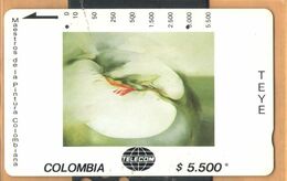 Colombia - CO-MT-55, Tamura, Melus, Teye, Art, 5,500 $, 10.000ex, Used - Colombie