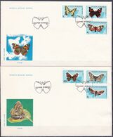 Romania, 1985, Butterflies, FDC - Farfalle