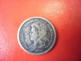 **** PAYS-BAS - NETHERLANDS - 25 CENTS 1914 WILHELMINA I - ARGENT - SILVER **** KM 146 - +EN ACHAT IMMEDIAT - 25 Cent