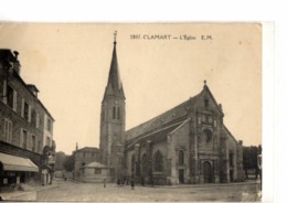 CLAMART /       L EGLISE  ET UN CAVISTE SPECIALITE VINS ET DE LIQUEURS - Clamart