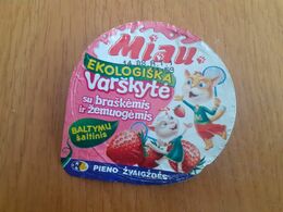 Lithuania Litauen Curd With  Top Cats - Milk Tops (Milk Lids)