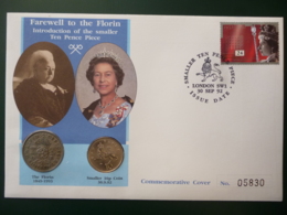 GREAT BRITAIN COIN FAREWELL TO FLORIN Cover - Unclassified