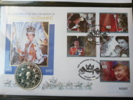 GREAT BRITAIN COIN 40TH ANNIVESARY OF CORONATION SILVER COIN - Sonstige & Ohne Zuordnung