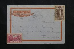 NIGER - Enveloppe De Niamey En 1937 Pour Tananarive Par Avion, Affranchissement Incomplet - L 70912 - Covers & Documents