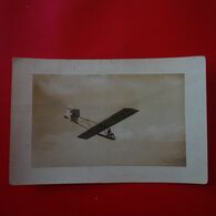 CARTE PHOTO PLANEUR ECOLE AVIA TYPE 10 A EN VOL - 1919-1938