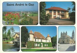 SAINT-ANDRÉ LE GAZ   ( ISÈRE )       MULTI-VUES - Saint-André-le-Gaz